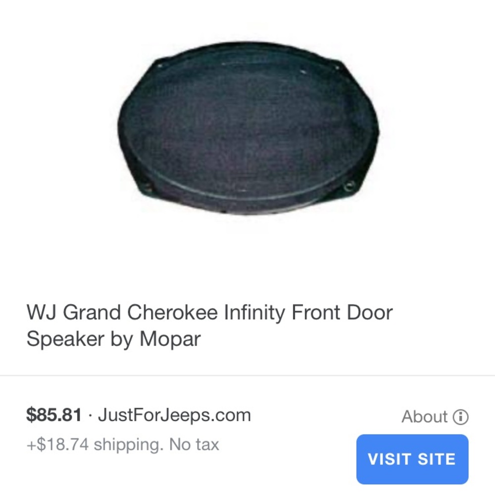 Grand Cherokee Front speakers